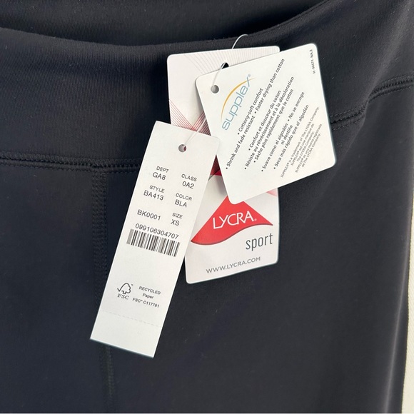 J Crew ~new~ Split-hem Black Leggings in Signature Flex XS - Picture 9 of 9